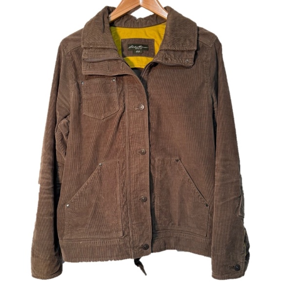 Eddie Bauer Corduroy with Stretch Jacket Shell Size L - Picture 1 of 16